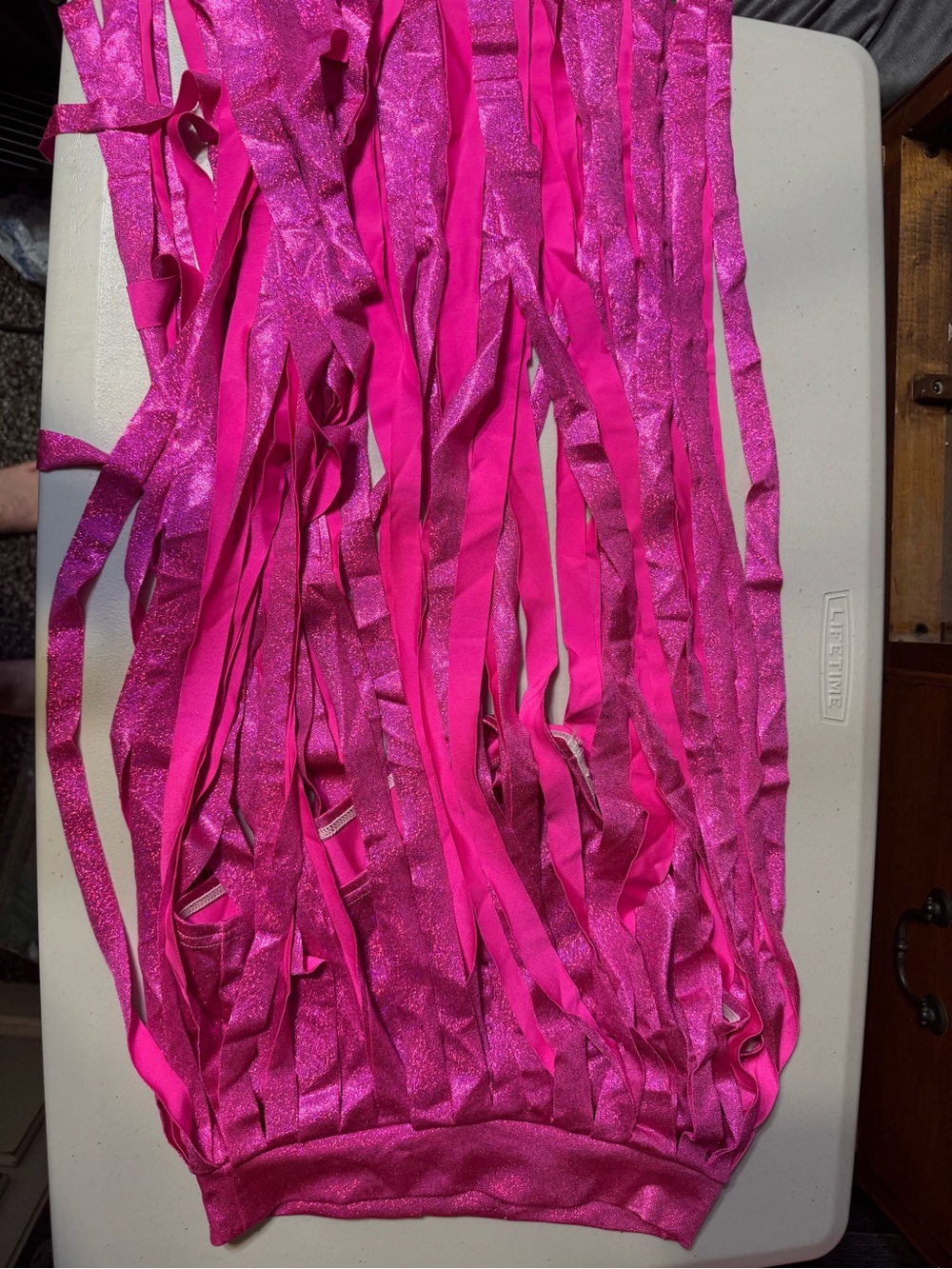 Coquetry fringe skirt